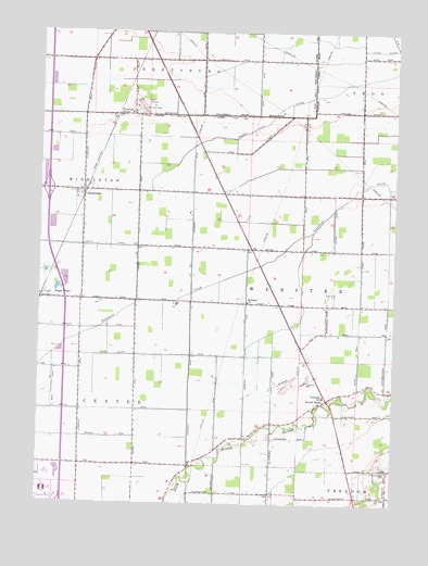 Dunbridge, OH USGS Topographic Map