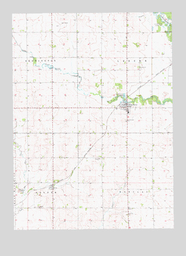Dunkerton, IA USGS Topographic Map