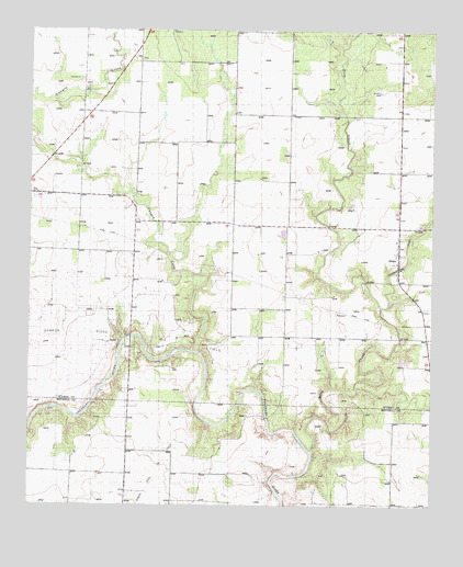 Dunn, TX USGS Topographic Map