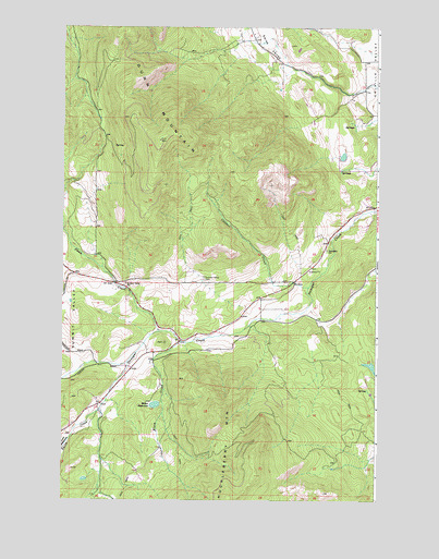 Dunn Mountain, WA USGS Topographic Map