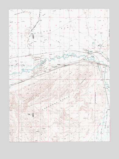 Dunphy, NV USGS Topographic Map