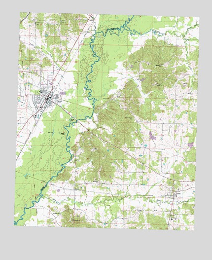 Durant, MS USGS Topographic Map