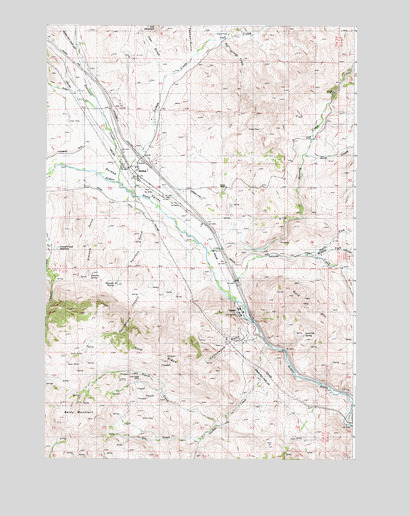 Durkee, OR USGS Topographic Map