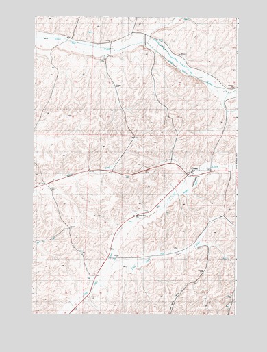 Dusty, WA USGS Topographic Map