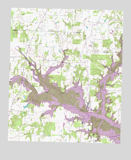 Arbala, TX USGS Topographic Map