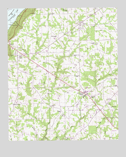 Dutton, AL USGS Topographic Map