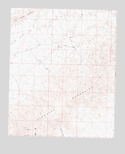 E C P Peak, AZ USGS Topographic Map