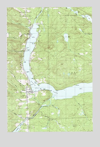 Eagle Lake, ME USGS Topographic Map