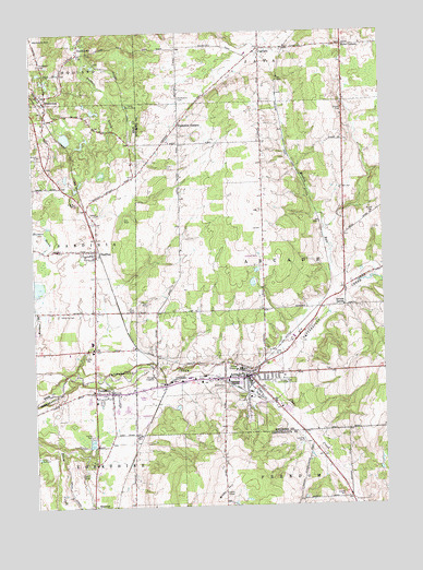 Arcade, NY USGS Topographic Map