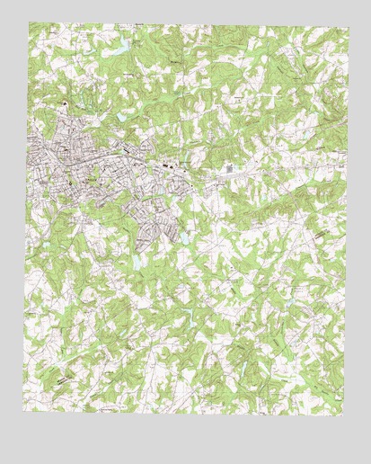 Easley, SC USGS Topographic Map