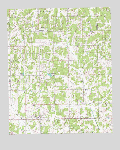 Eason, OK USGS Topographic Map