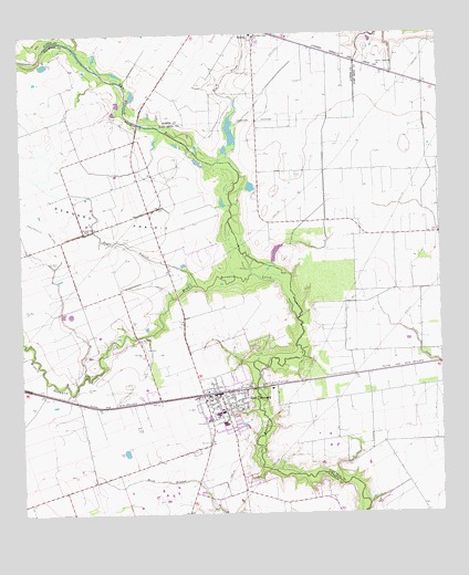 East Bernard, TX USGS Topographic Map