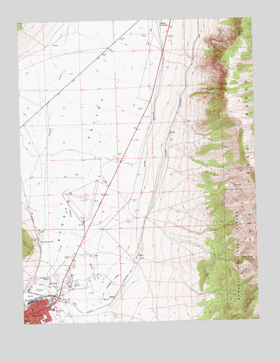 East Ely, NV USGS Topographic Map