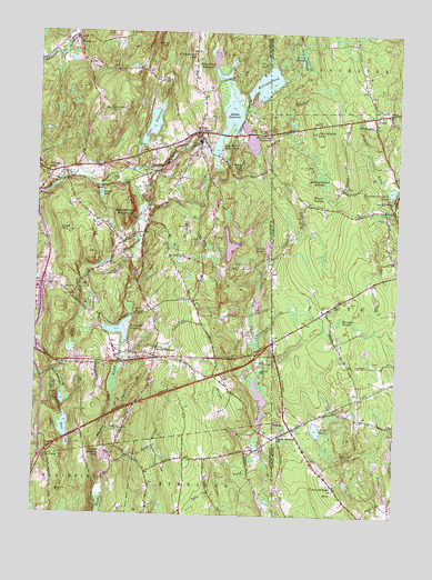 East Killingly, CT USGS Topographic Map