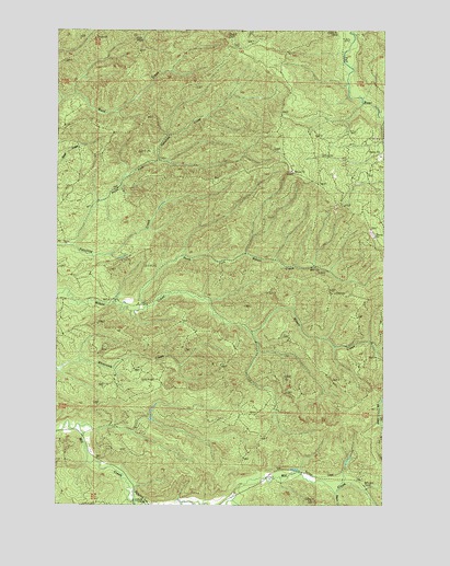 East of Raymond, WA USGS Topographic Map