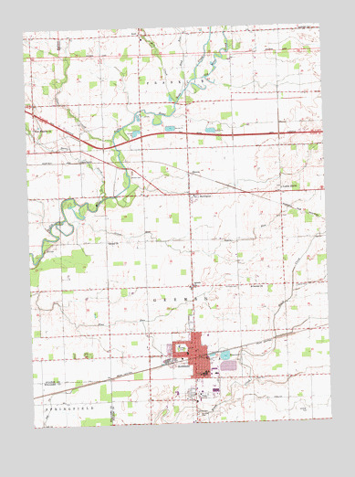 Archbold, OH USGS Topographic Map