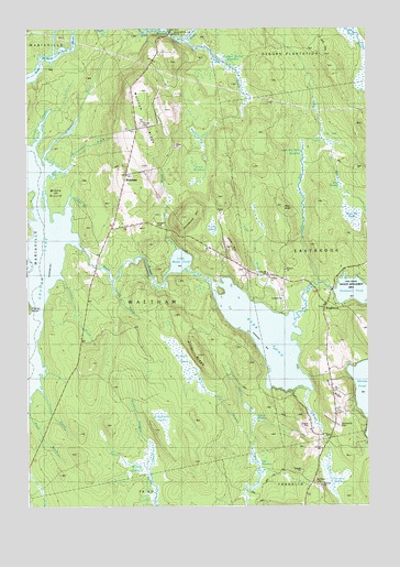 Eastbrook, ME USGS Topographic Map