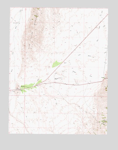 Eastgate, NV USGS Topographic Map