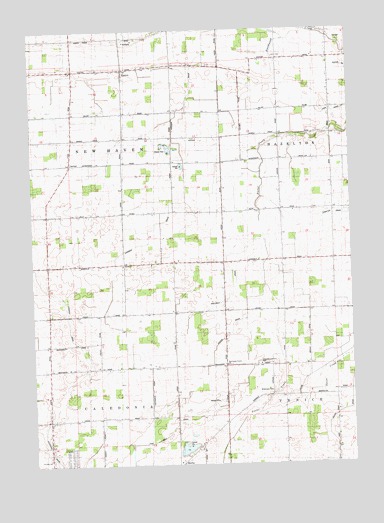 Easton, MI USGS Topographic Map
