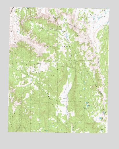 Archuleta Creek, CO USGS Topographic Map