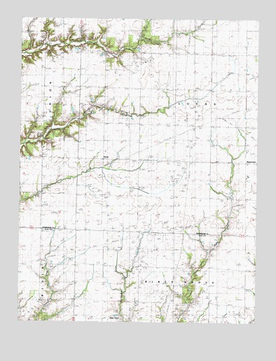Eberle, IL USGS Topographic Map