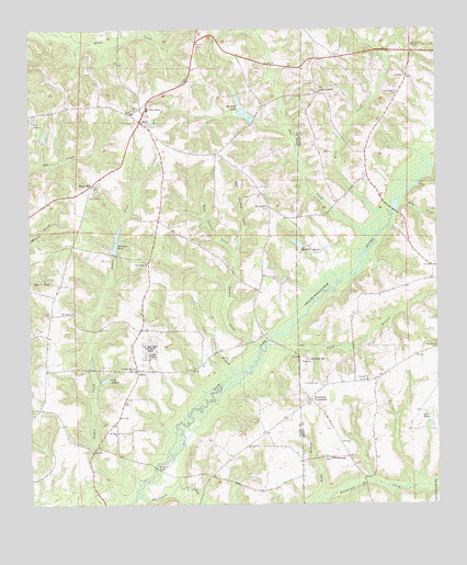 Echo, AL USGS Topographic Map