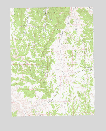 Archy Bench SE, UT USGS Topographic Map