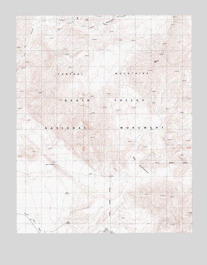 Echo Canyon, CA USGS Topographic Map