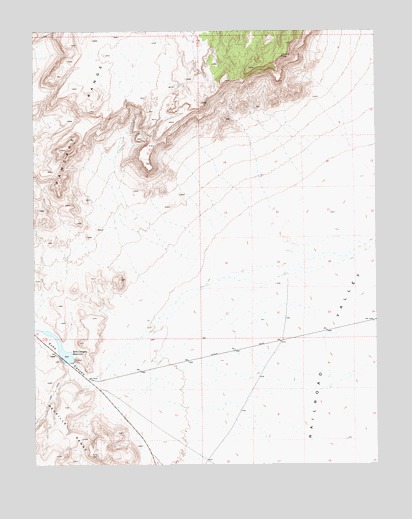 Echo Canyon, NV USGS Topographic Map