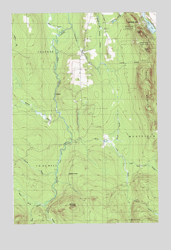 Echo Lake, ME USGS Topographic Map