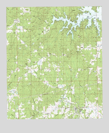 Eclectic, AL USGS Topographic Map