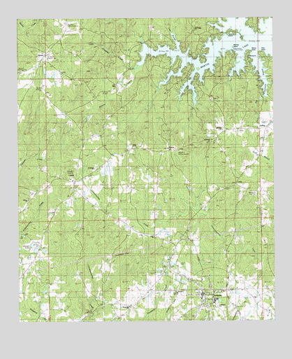 Eclectic, AL USGS Topographic Map