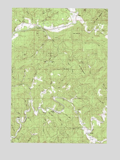 Eddyville, OR USGS Topographic Map