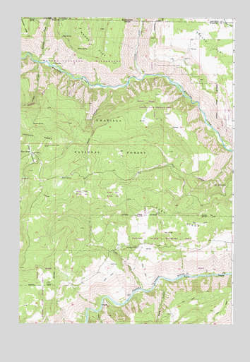 Eden Ridge, OR USGS Topographic Map