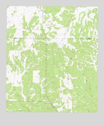 Eden SE, TX USGS Topographic Map