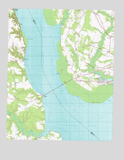Edenhouse, NC USGS Topographic Map