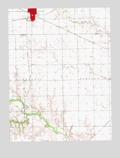 Edgar, NE USGS Topographic Map