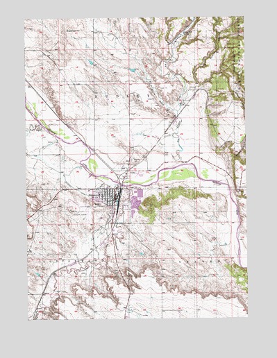 Edgemont, SD USGS Topographic Map