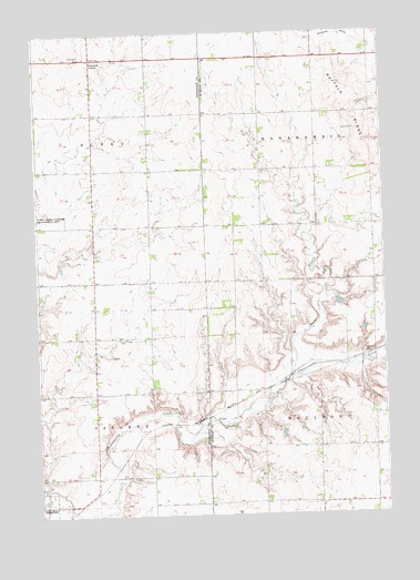 Edgerton NE, MN USGS Topographic Map