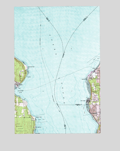Edmonds West, WA USGS Topographic Map