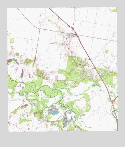 Edroy, TX USGS Topographic Map
