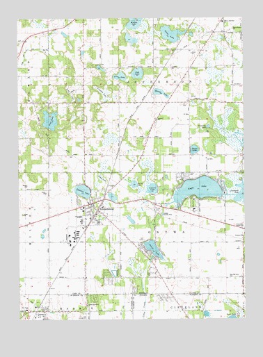 Edwardsburg, MI USGS Topographic Map