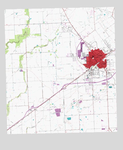 El Campo, TX Topographic Map - TopoQuest