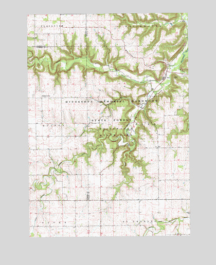 Elba, MN USGS Topographic Map