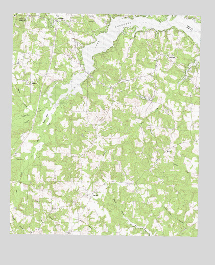 Elderville, TX USGS Topographic Map