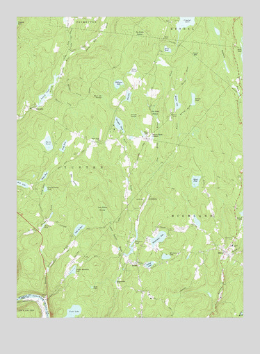 Eldred, NY USGS Topographic Map