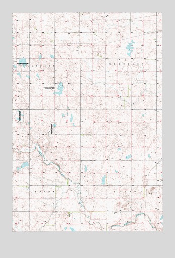 Eldridge SE, ND USGS Topographic Map