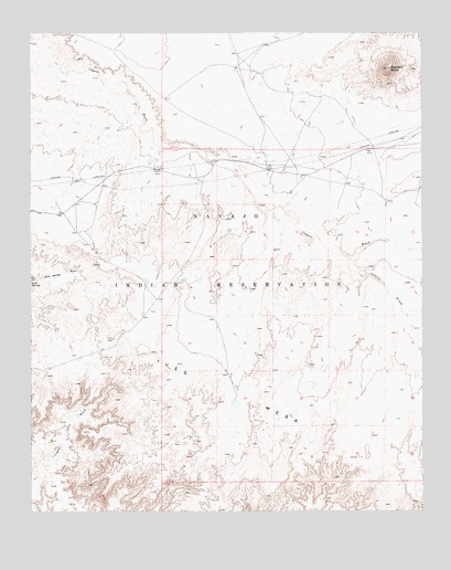 Elephant Butte, AZ USGS Topographic Map