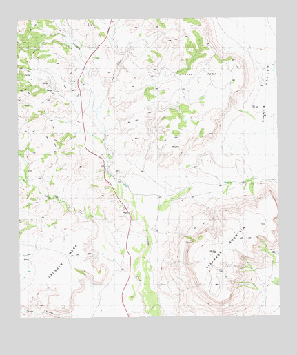 Elephant Mountain, TX USGS Topographic Map