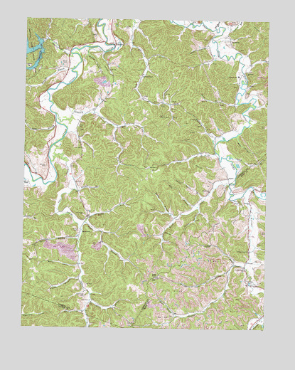 Argillite, KY USGS Topographic Map